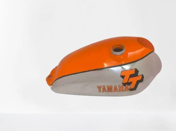 APTO PARA DEPÓSITO GASOLINA YAMAHA XT TT 500 CROMO NARANJA PINTADO MODELO 1U6,1980 Foto 2 de 4