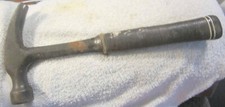 20 oz Estwing straight Claw Hammer Leather Wrapped Carpenter Tool VTG USA