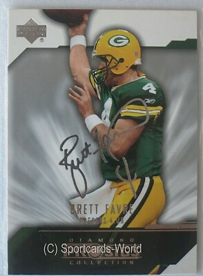 Brett Favre - 2004 Upper Deck Diamond Pro Sigs #32 -Green Bay PACKERS Playercard