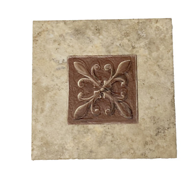 6'' x 6'' Deco Stone ROMANESQUE Accent Vinyl Wall Floor Tile Self Stick Groutable
