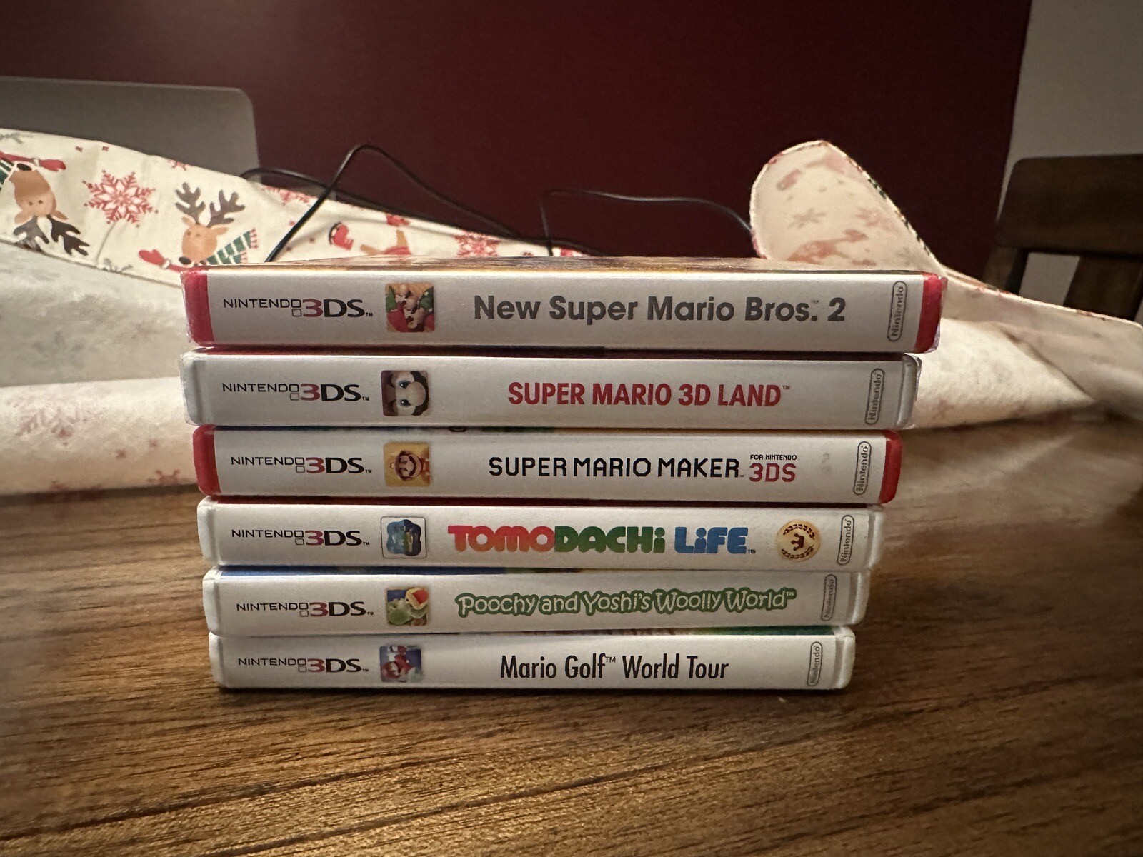 New Nintendo 3ds Super Mario Black Edition 6 Game Bundle RARE eBay