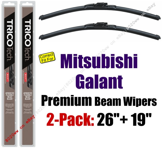 Wipers 2pk Premium Wiper Beam Blades fit 20042012 Mitsubishi Galant