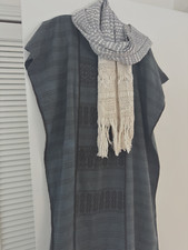 Oaxaca Mexico Mixe Cotozcon Brocaded 100 Cotton Huipil Dress NWT