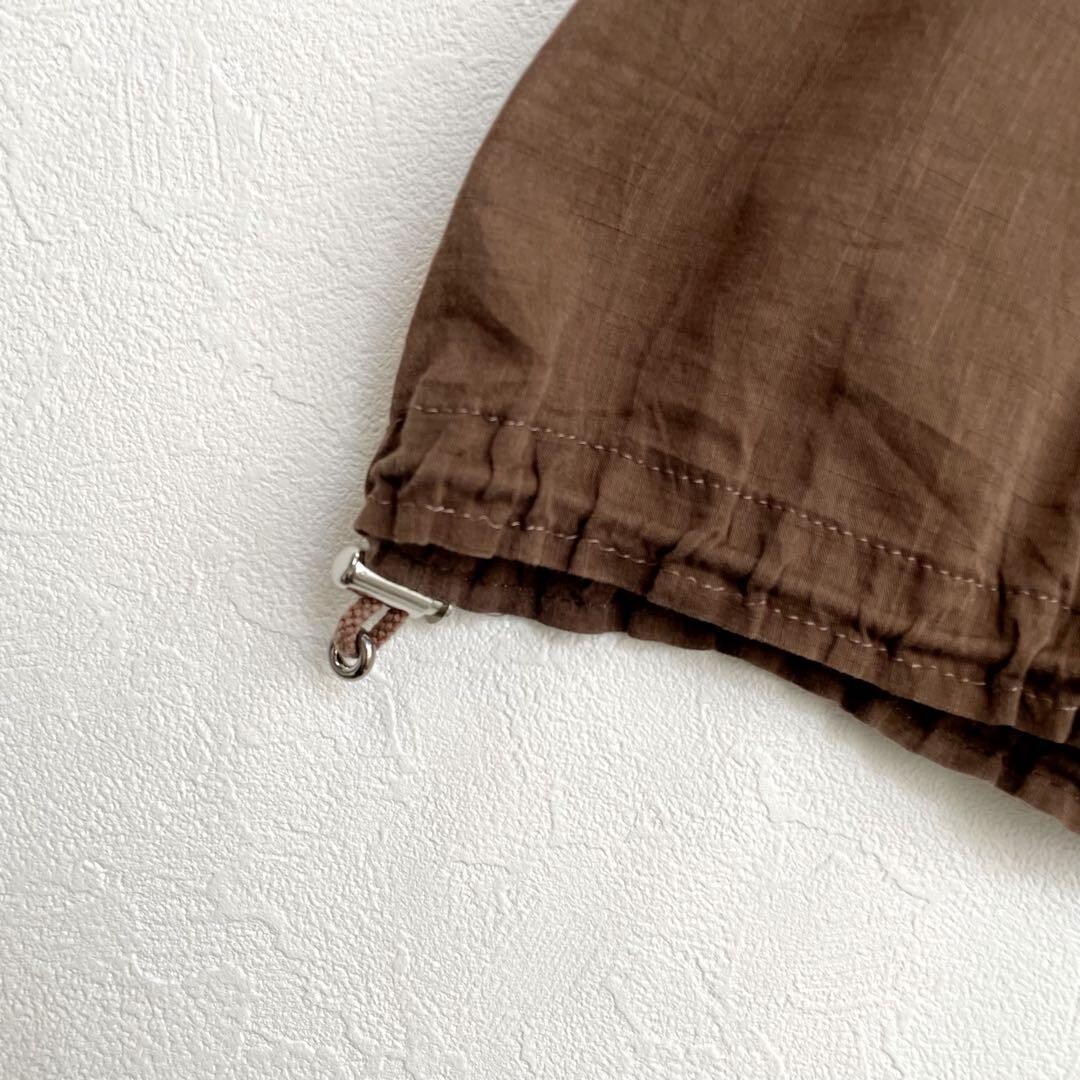 Leilian snap button shirt jacket with pockets, br… - image 8