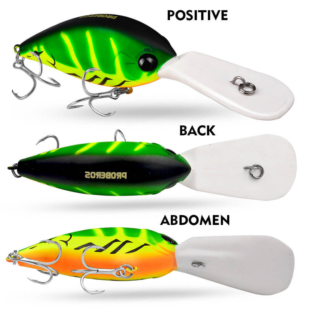 5pcs Minow Fishing Lure 12.5cm 24.5g Noisy Crankbait Topwater Bait