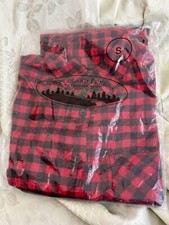 Women  s Flannel Shirt Red/Black Sz S  NIP 