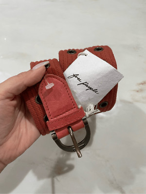 NWT Free People NWT Avril Grommet Canvas Belt SIize M/L | eBay display picture 1