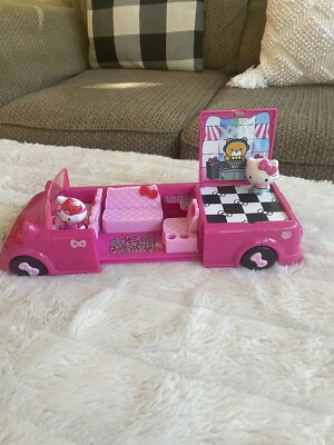 Hello Kitty 2013 Pink Dance Party Limo Car Toy Missing Door