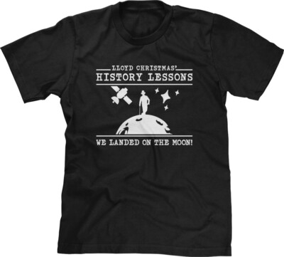 Lloyd Christmas History Funny Comedy Movie Quotes Harry Dumb Humor Mens Tee