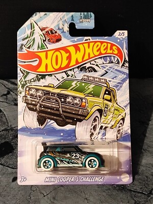 Mini Cooper S Challenge / Holiday Hot Wheels 2023 / Christmas Edition
