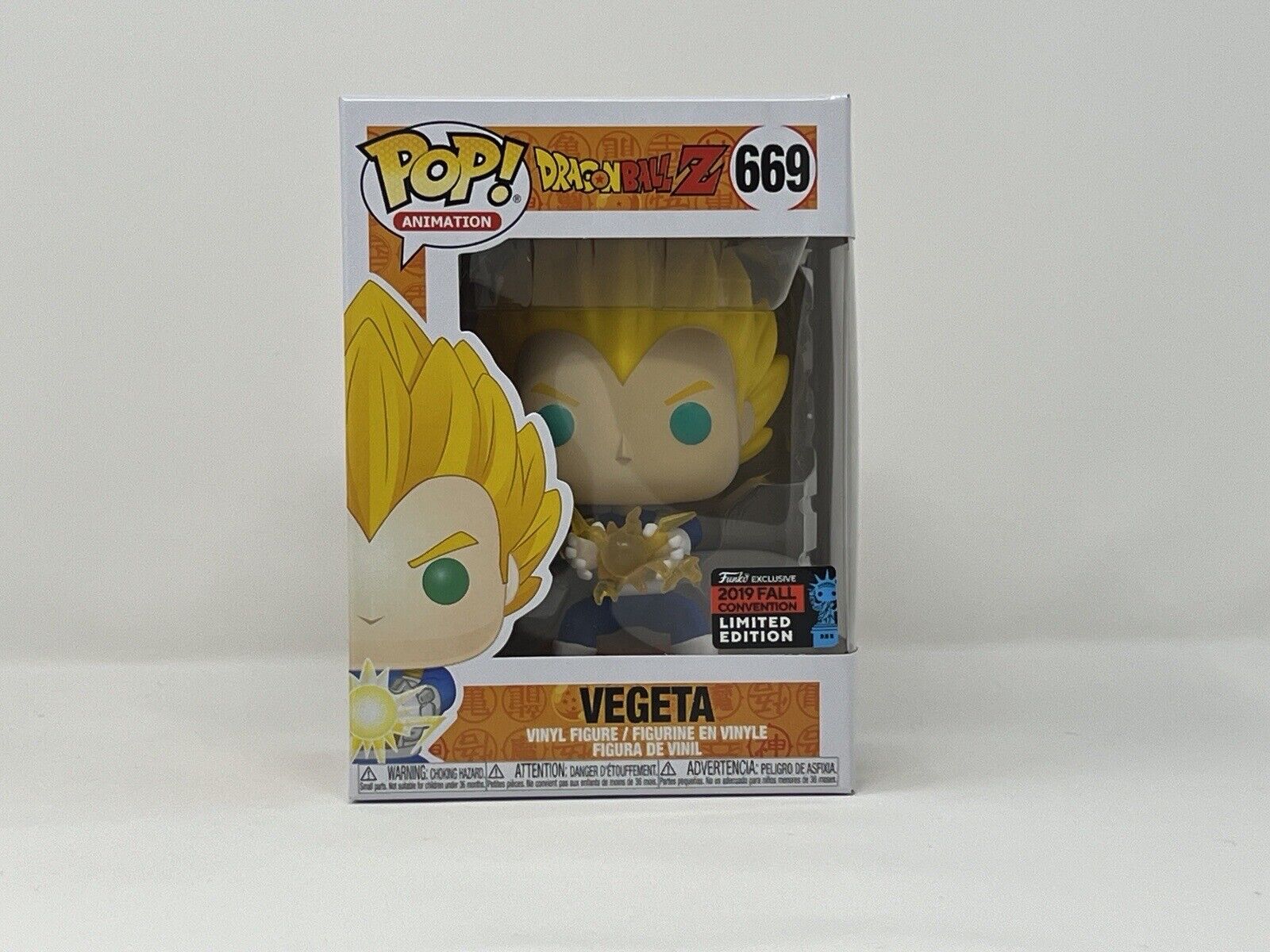  Funko Pop! Animation: Dragonball Z - Final Flash Vegeta, Fall  Convention Exclusive : Toys & Games