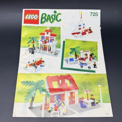 LEGO 725 Basic Instruction Booklet Book Only