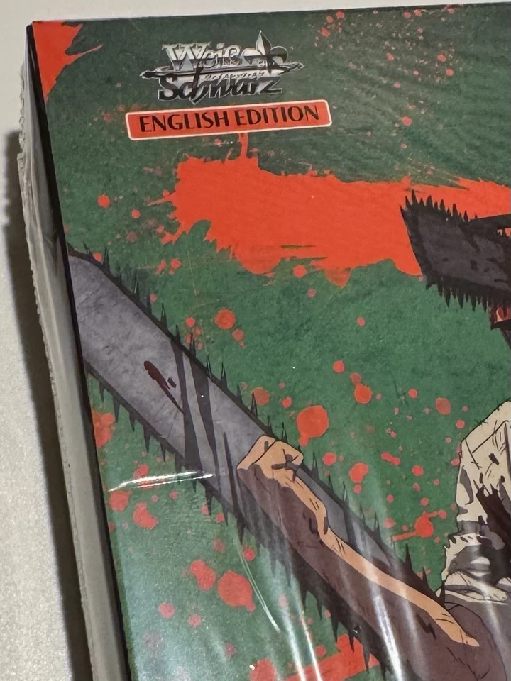 2024 Weiss Schwarz Motosierra Hombre Booster Box Inglés 1ª Edición Sellado De Estuche Foto 4 de 4