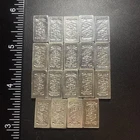 Lot of 19 - 1/10 oz 999 Fine Silver Bars LSM Local Silver Mint Barter Bag 1.9 oz
