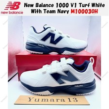 New Balance 1000 V1 Turf White With Team Navy M10003OH Men's Size