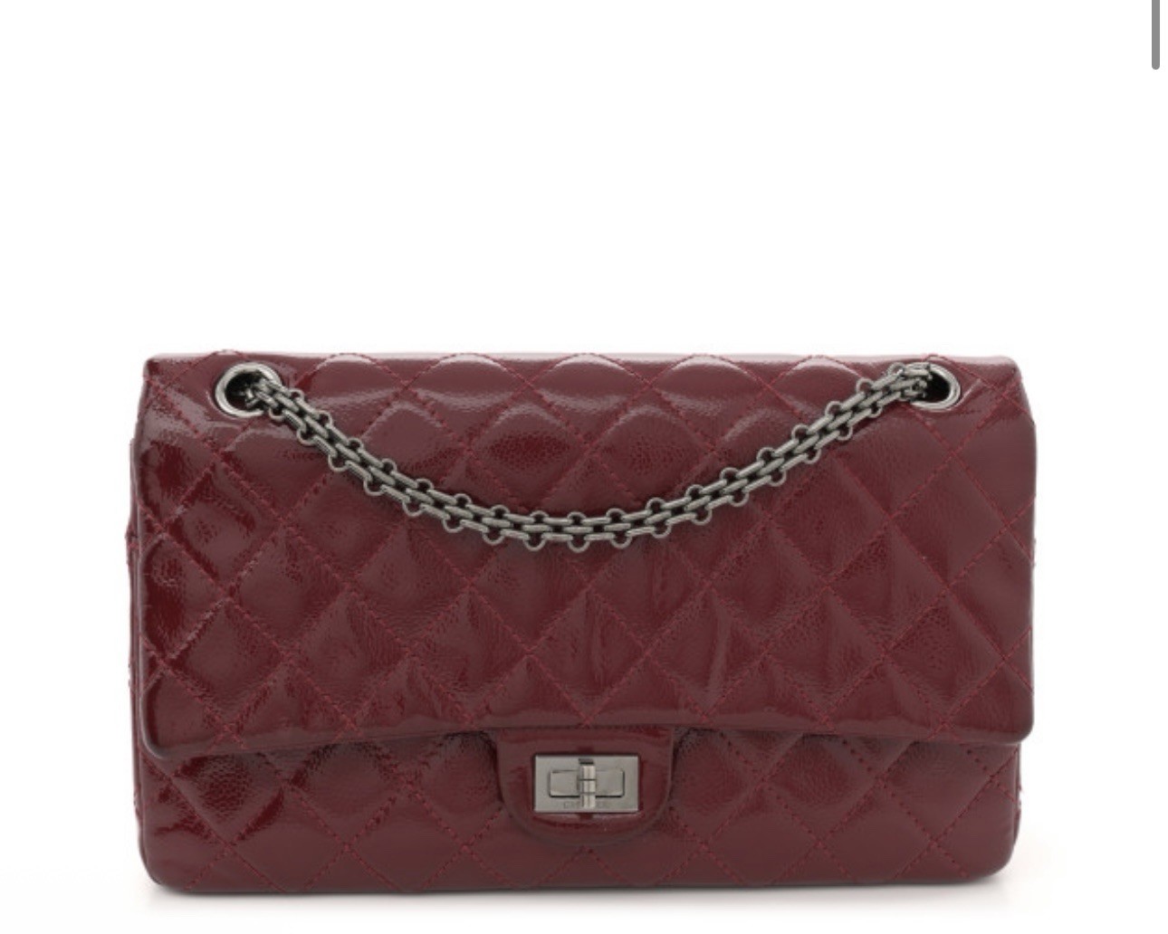 Chanel Patent Caviar Quilted 2.55 Reissue 226 Flap Bag Pre-Owned