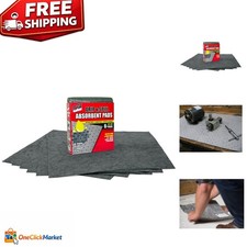 Super Absorbent Oil Fluid Pads - Versatile 15"x18" Solution, 6-Pack
