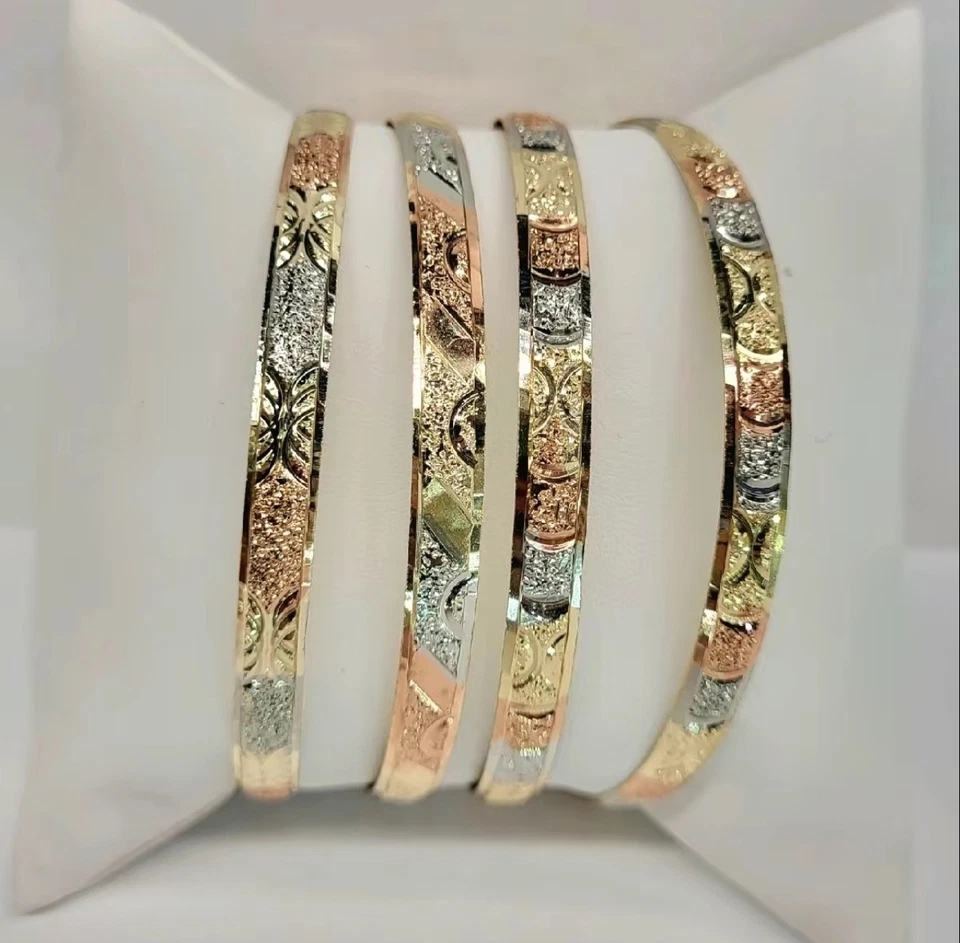 brazalete pulsera set oro 14k Foto 3 de 4