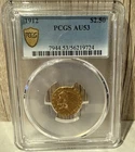1912 Indian Head 2.50 Gold Coin - AU53