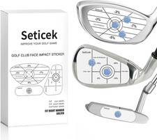 Golf Impact Tape Labels  Self-Teaching Sweet Spot and Consistency Analysis   Imp