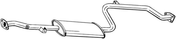 Bosal MittelschalldäMpfer 285-065 FüR Mitsubishi Carisma 16V GDI DA2A-image