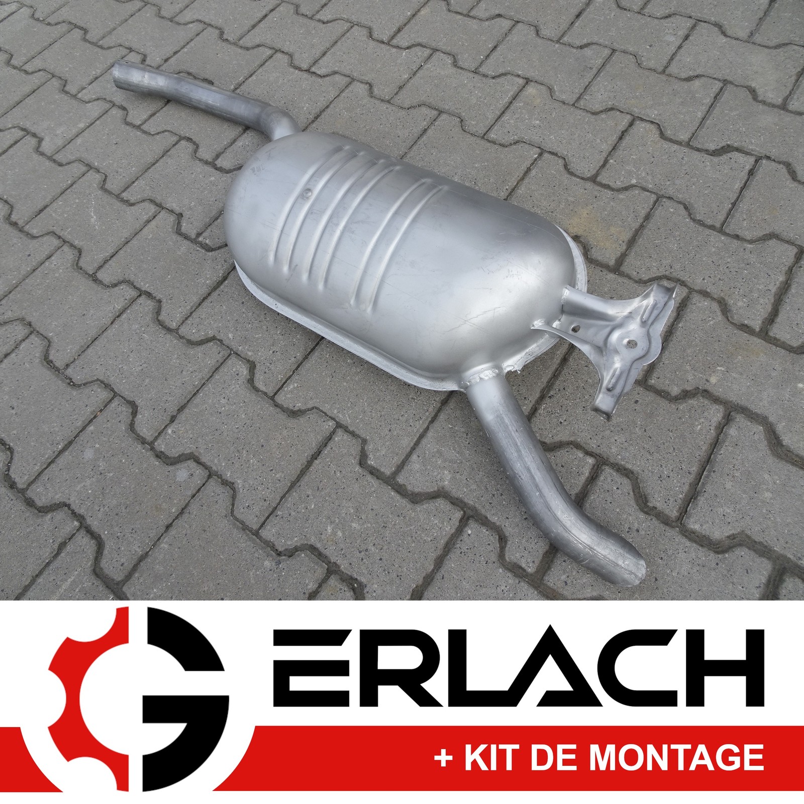 Silencieux arriere Mercedes W124 eliminer le bruit echappement rouille 200 250