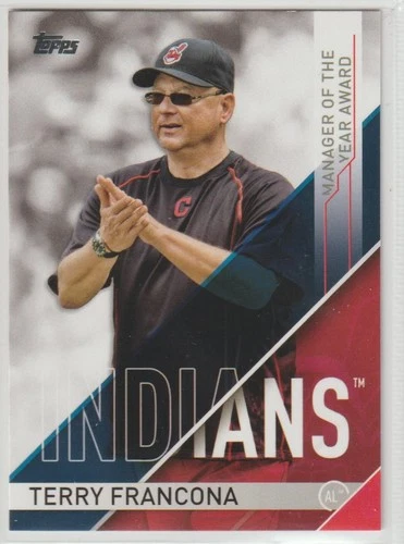 2017 Topps Manager Of The Year #MOY-1 Terry Francona Cleveland Indians