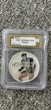 2021 Marvel Wolverine 1 oz Silver Dollar Coin Tuvalu ICG Brilliant Uncirculated