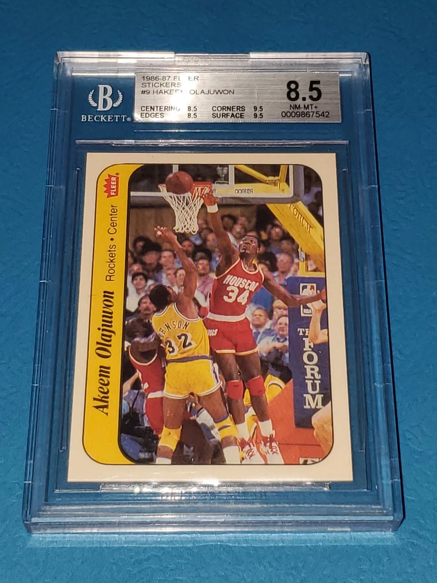 Hakeem Olajuwon Beckett Grading Services (BGS) Basketball Rookie