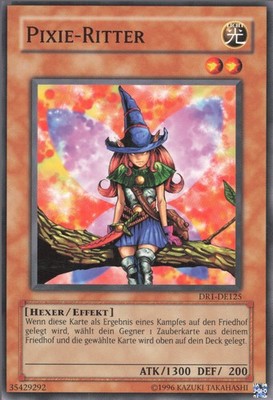 YuGiOh Pixie-Ritter DR1-DE125 Common Good unl.