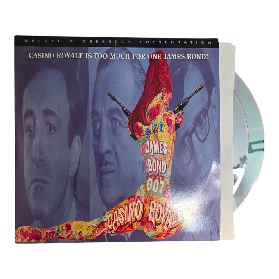 CASINO ROYALE 2-Laserdisc LD WIDESCREEN FORMAT EXCELLENT CONDITION VERY RARE! — 第 4/4 张图片