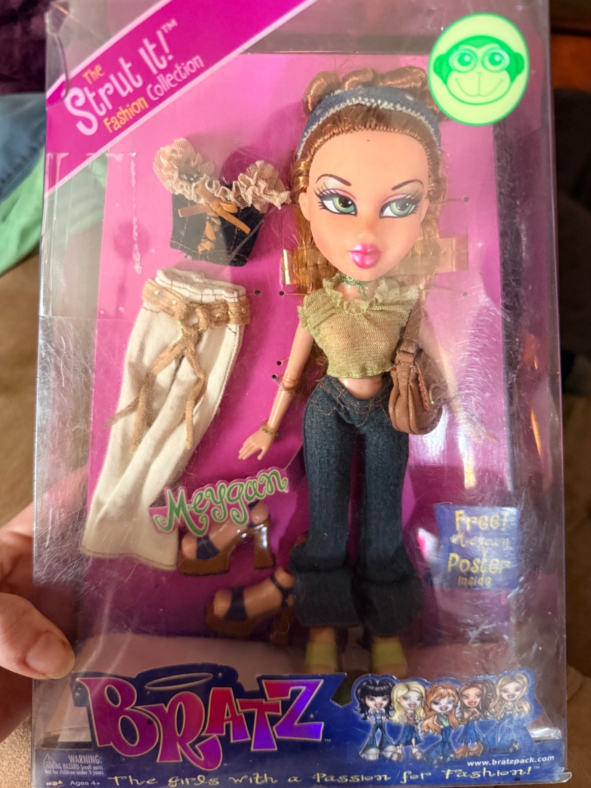 2002 bratz strut it meygan doll