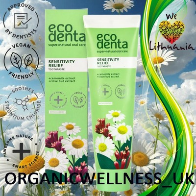 ECODENTA VEGAN Zahnpasta für empfindliche Zähne Kamille + Nelkenknospe extr, 100 ml.
