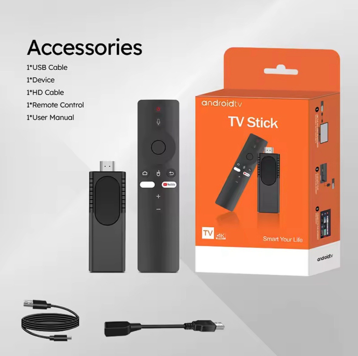 Fire TV Stick 4K Ultra HD Wi-fi 6 Streaming Device Android TV 13 With Remote