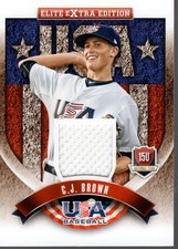 2015 Elite Extra Edition USA Baseball 15U Jerseys #17 C.J. Brown Jersey - BB