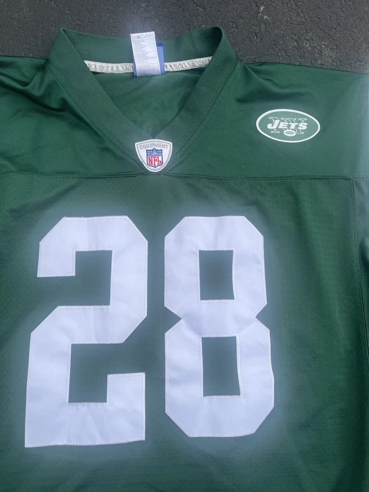 Camiseta deportiva vintage Reebok auténtica cosida Curtis Martin New York Jets talla L grande Foto 4 de 4