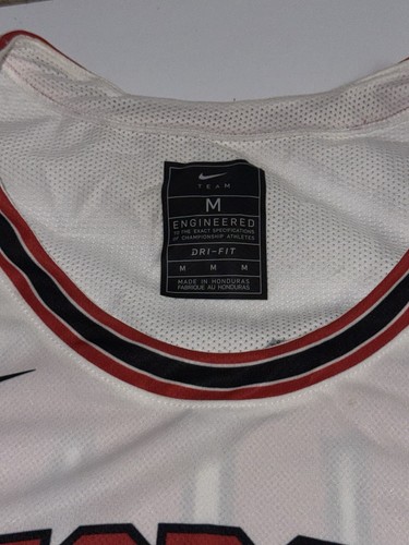 Nike Legend Georgia Bulldogs Team Basketball Jersey Men's Large Red CQ4299 Mark - Picture 3 of 10
