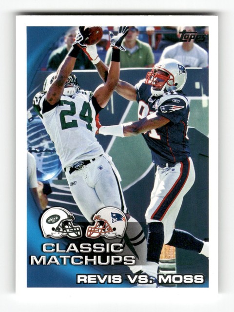 2010 Topps Football DARRELLE REVIS/RANDY MOSS #24