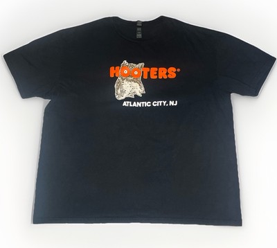 Hooters Atlantic City NJ 3XL T-Shirt Black Hooters Make You Happy