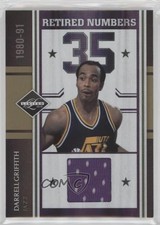 2010-11 Panini Limited Retired Numbers Materials 17/99 Darrell Griffith #6 a8r