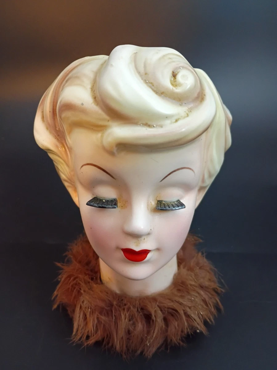 Enesco Lady Head Vase for sale | eBay
