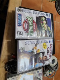 SEGA Saturn, 1 Controller, 4 games, Working Clock Batt, Everything Tested Works