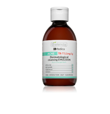 Bielenda Dr Medica Acne cleansing emulsion with clay for combination oily skin