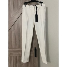 NWT Pinko Punto Stoffa scuba, white women s pants, size 42