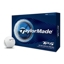 TaylorMade 2026 TP5 White Golf Balls - 1 Dozen