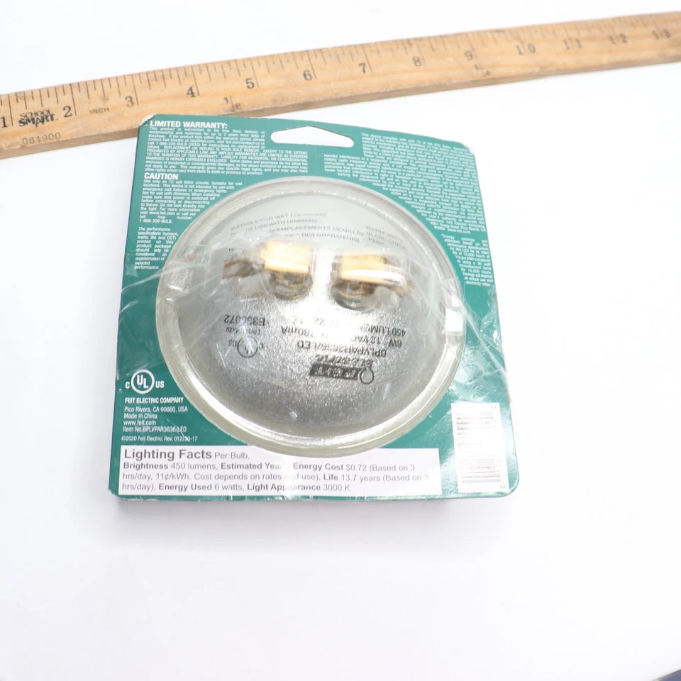 Feit Non-Dimmable LED Landscape Bulb 3000K 450lm 6W 12V BPLVPAR3636/LED - Image 4 of 4