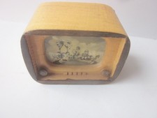 43495 Puppenstube DDR Fernseher Holz 1965  gut