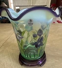 Fenton Designer Showcase Series Willow Green Vase