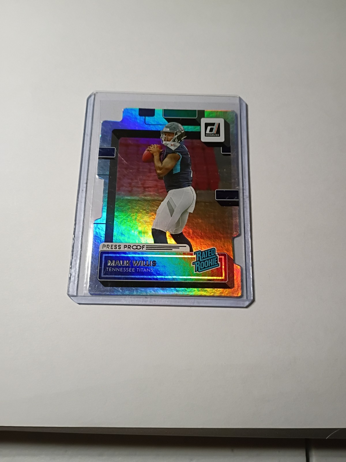 2022 Panini Donruss Malik Willis #303 Press Proof Silver Die-Cut /75 RC