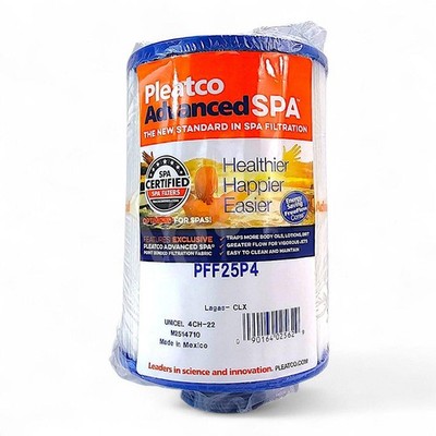 Pleatco PFF25P4 Whirlpool Filter 1,5 Zoll MPT Gewinde 117mm x 168mm Ersatzfilter
